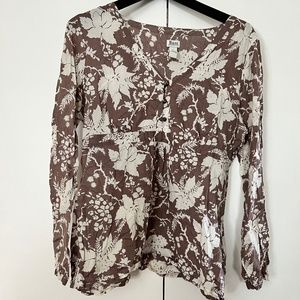 G.H. Bass and Company 3/4 Button Baby doll Shirt